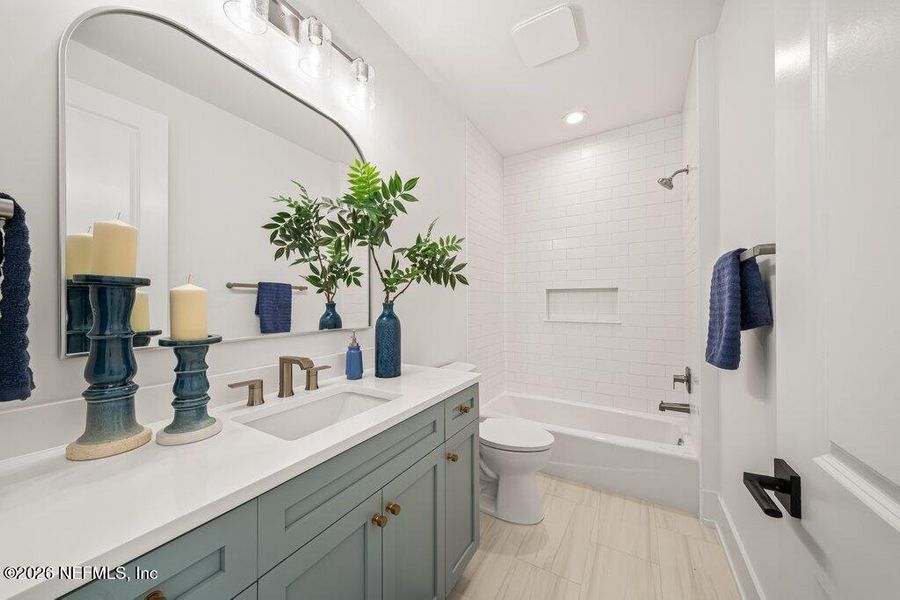 Furnished interior view inside a new home in , Jacksonville (Image 13).