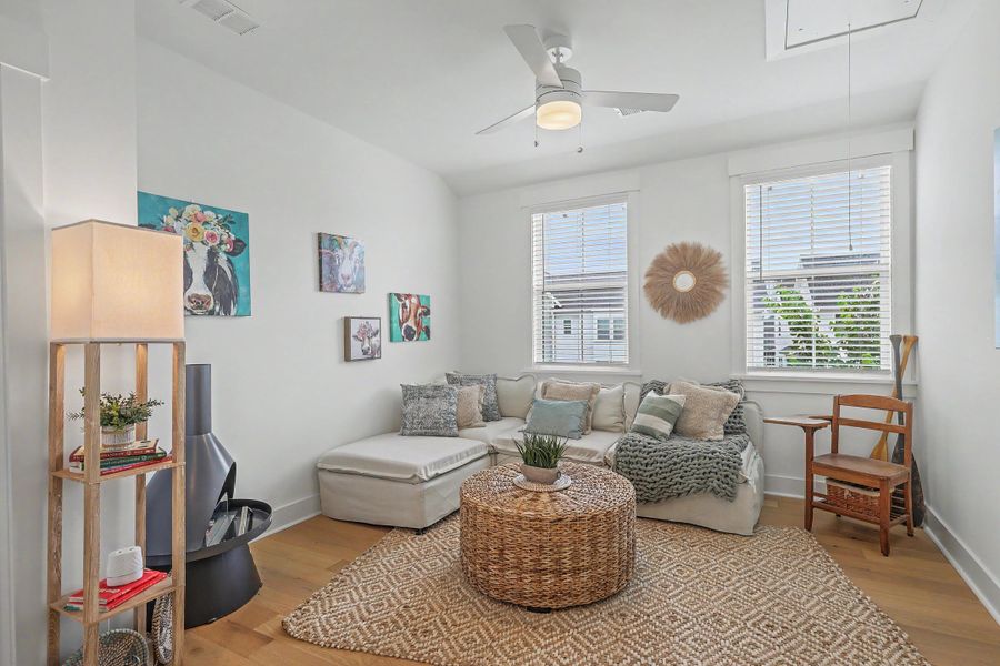 Furnished interior view inside a new home in Nexton - Midtown, Summerville (Image 35). Furnished interior view inside a new home in Nexton - Midtown, Summerville (Image 35).