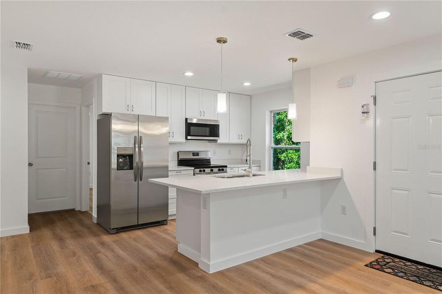 Furnished interior view inside a new home in , New Port Richey (Image 10).