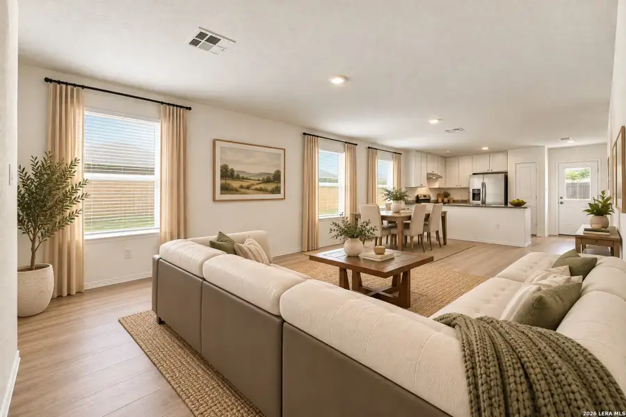 Furnished interior view inside a new home in Ruby Crossing, San Antonio (Image 10).
