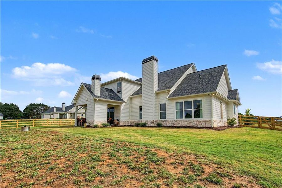 Front exterior of a new home in , Cumming, GA, highlighting curb appeal (Image 21).