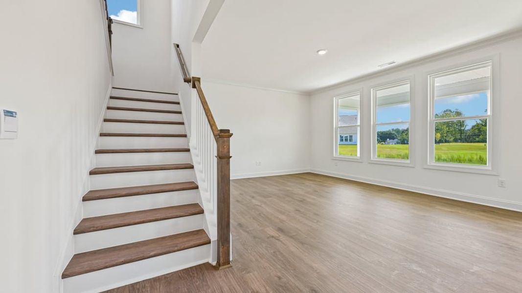 Spacious, unfurnished interior of a new home in Eagle Creek, Fuquay Varina (Image 13).
