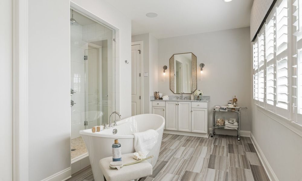 Representative furnished interior of a home built from the Tiburon II by Classica Homes in McLean - Waterfront, Clover (Image 6).