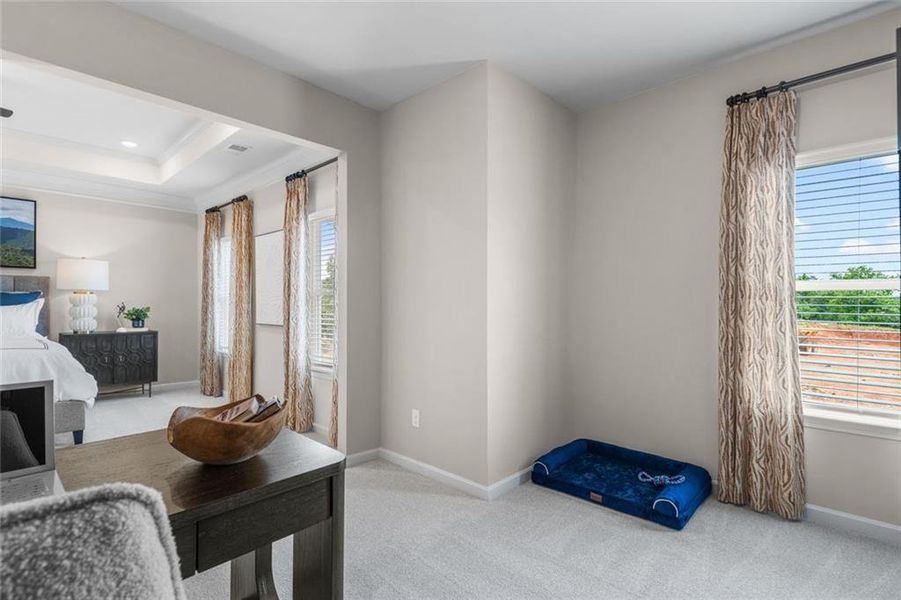 Furnished interior view inside a new home in Sagebrook, Powder Springs (Image 12).