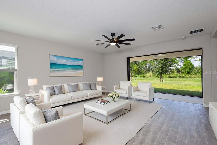 Furnished interior view inside a new home in , Nokomis (Image 13).