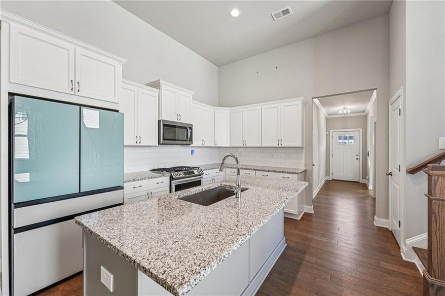 Furnished interior view inside a new home in , Canton (Image 12).