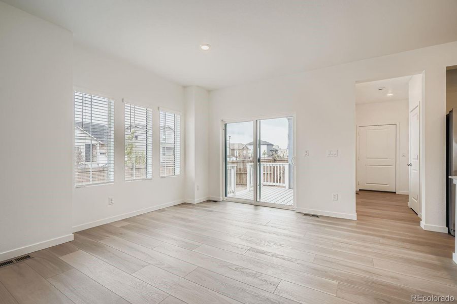 Spacious, unfurnished interior of a new home in Eastcreek Farm: Paired Homes, Thornton (Image 9). Spacious, unfurnished interior of a new home in Eastcreek Farm: Paired Homes, Thornton (Image 9).