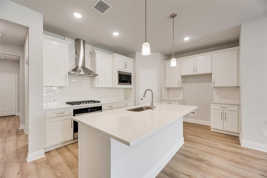 Furnished interior view inside a new home in Arbors at Legacy Hills, Celina (Image 7). Furnished interior view inside a new home in Arbors at Legacy Hills, Celina (Image 7).