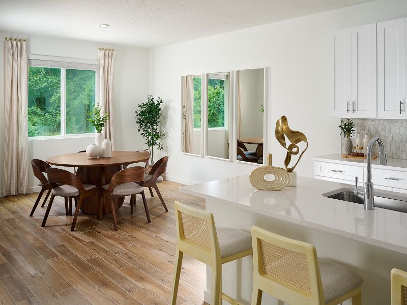 Furnished interior view inside a new home in Azalea Creek, Jacksonville (Image 4).