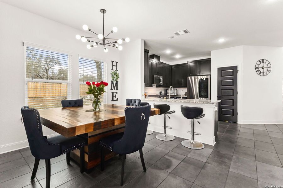 Furnished interior view inside a new home in , Elmendorf (Image 6).