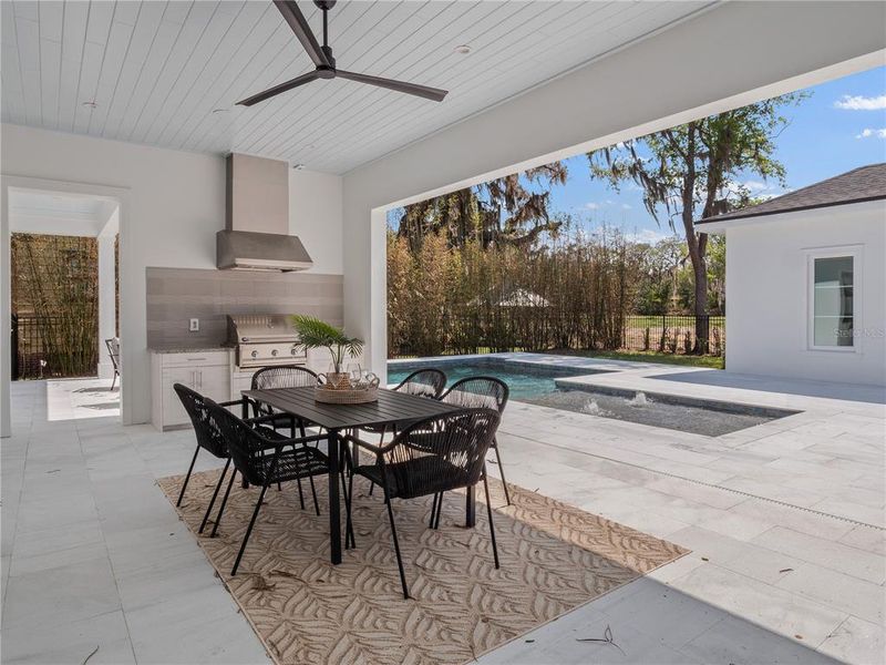 Exterior details and patio area of a home in , Oakland (Image 29).