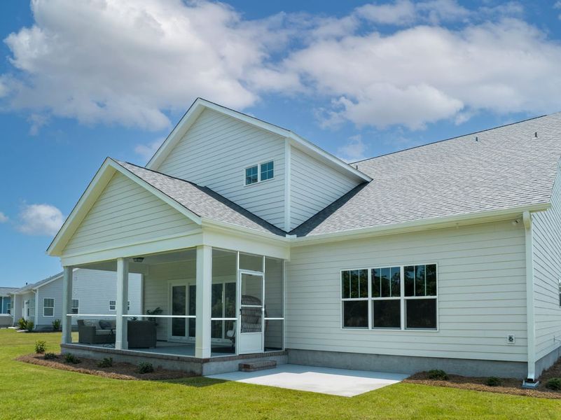 Representative exterior details of a home built from the Scout by Bill Clark Homes in Sidbury Landing, Wilmington (Image 34).