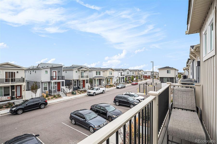 Viewing deck from upper floor