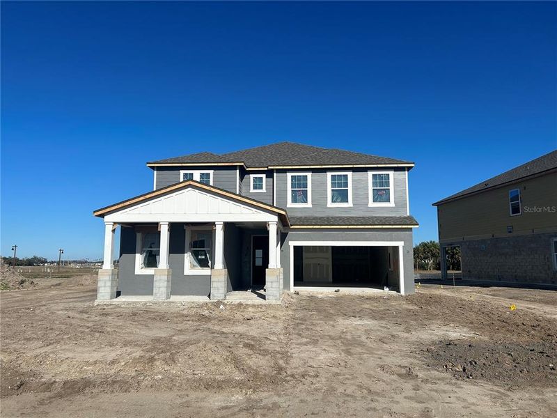 In-progress construction of a new home in Oakfield Trails, Parrish, FL (Image 5).