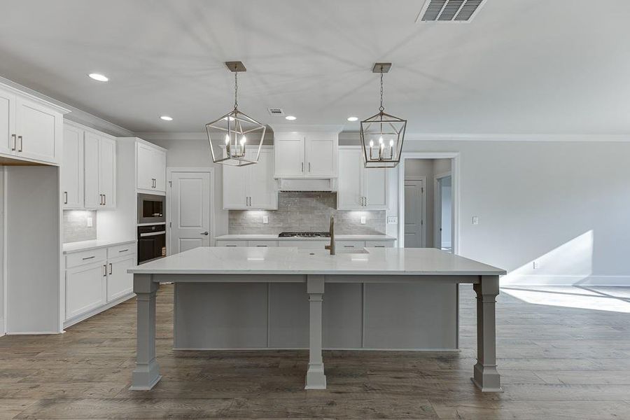 Furnished interior view inside a new home in , Buford (Image 11).