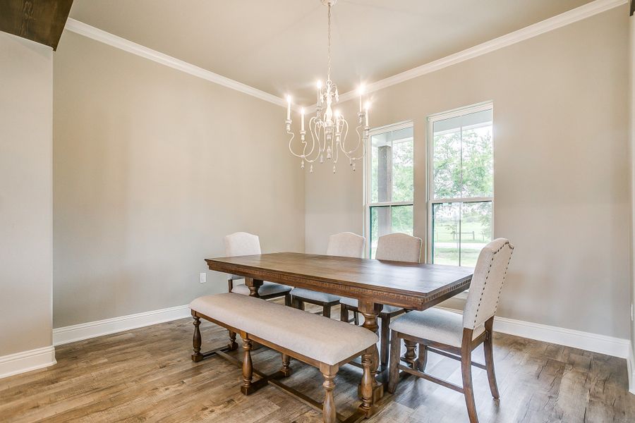 Representative furnished interior of a home built from the Manor Farm House by Trinity Classic Homes in Zion Trails, Poolville (Image 7). Representative furnished interior of a home built from the Manor Farm House by Trinity Classic Homes in Zion Trails, Poolville (Image 7).