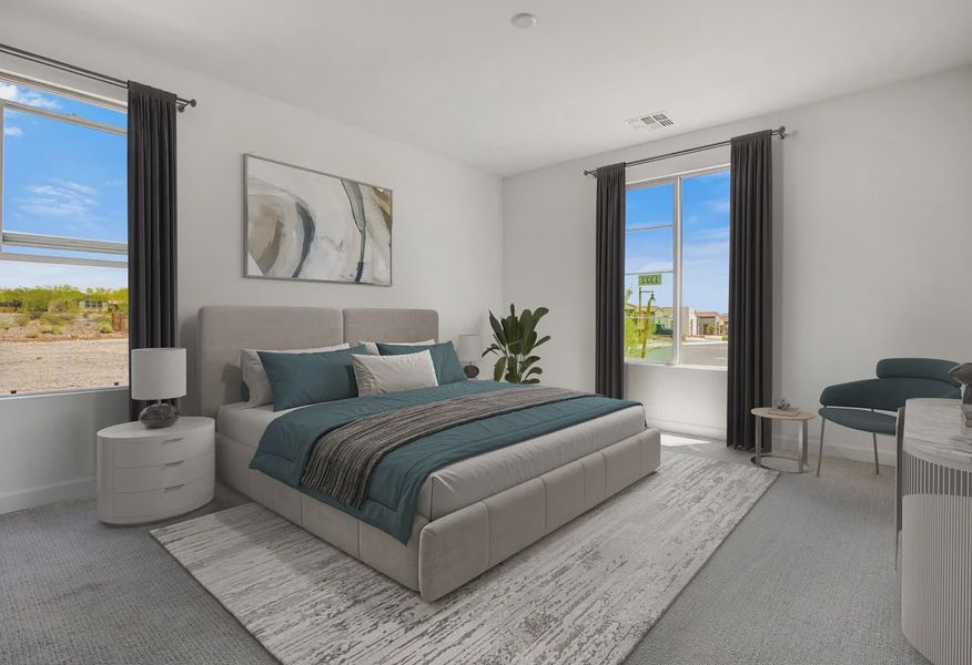 Virtually Staged Guest Bed - 7 of 33