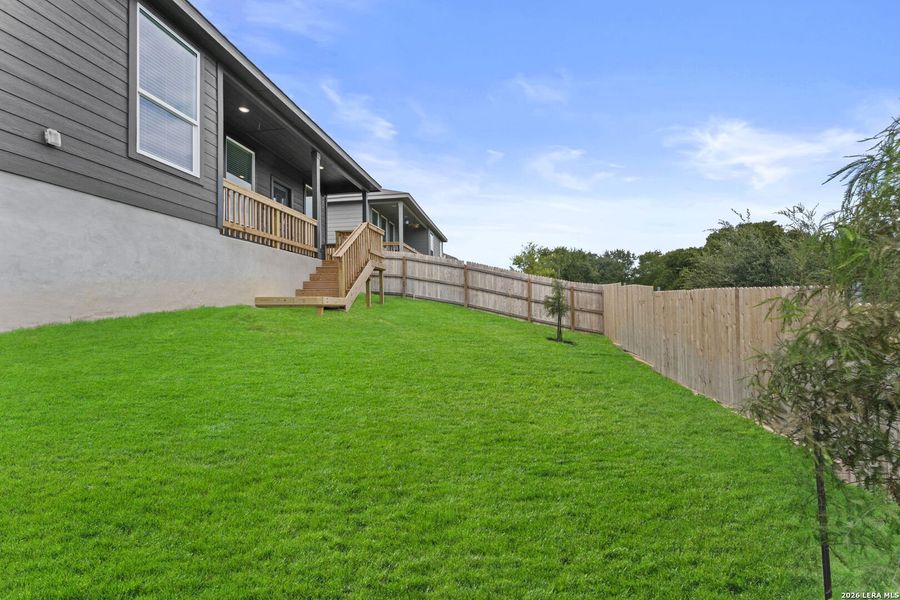 Exterior details and patio area of a home in Brookmill, San Antonio (Image 4). Exterior details and patio area of a home in Brookmill, San Antonio (Image 4).