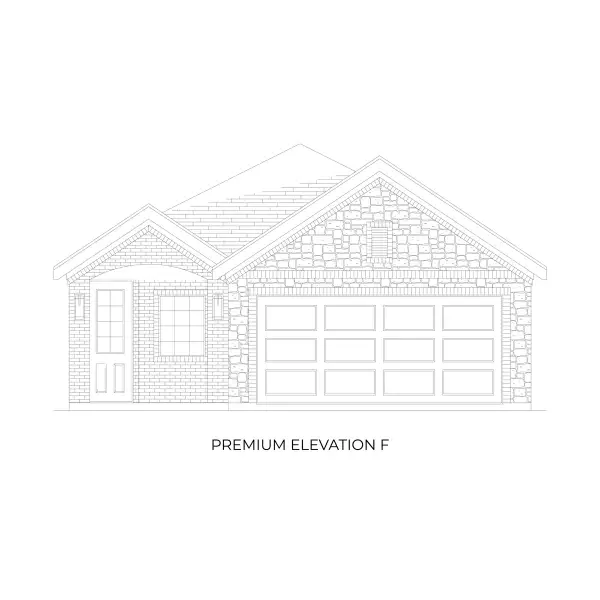 Representative rendering of the exterior for the Grant Select FS by First Texas Homes (Image 9).