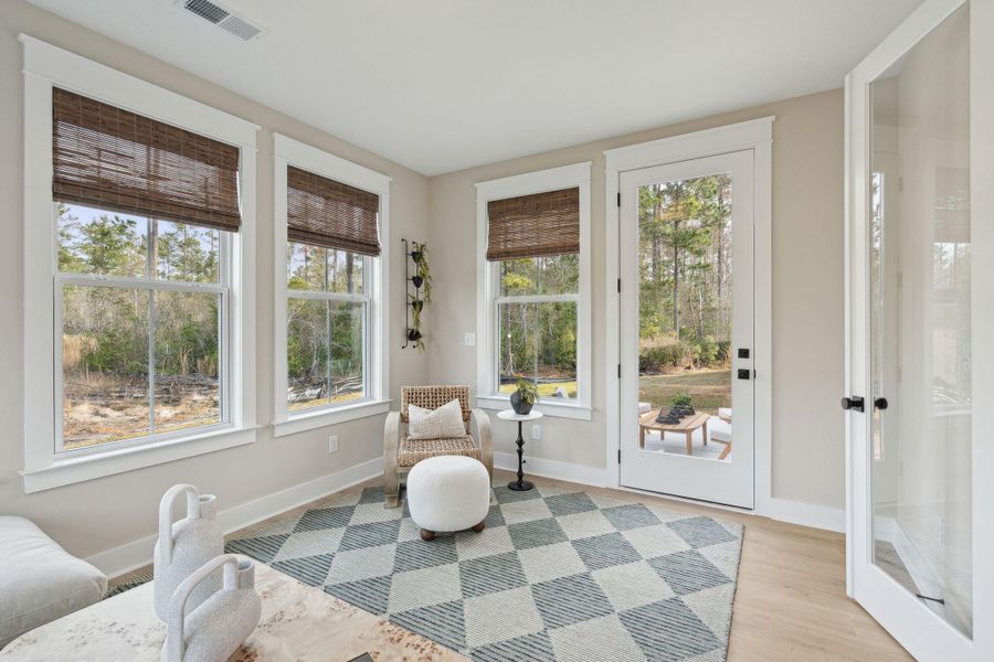 Furnished interior view inside a new home in Cherrywood Estates, Summerville (Image 68). Furnished interior view inside a new home in Cherrywood Estates, Summerville (Image 68).