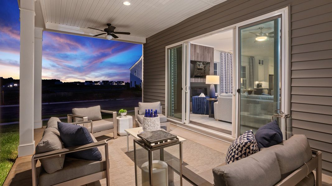 Representative furnished interior of a home built from the Unity by DRB Elevate. in Summerwind Crossing at Lakes of Cane Bay, Summerville (Image 15).