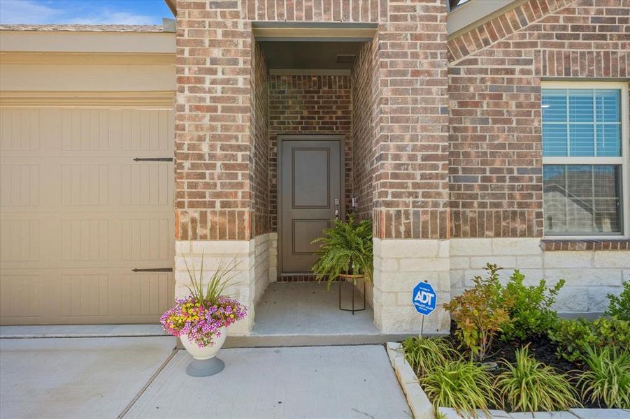 Exterior details and patio area of a home in Millstone, McKinney (Image 3). Exterior details and patio area of a home in Millstone, McKinney (Image 3).