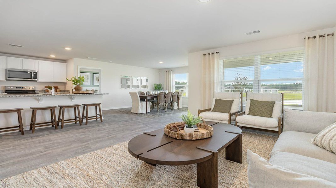 Furnished interior view inside a new home in Dove Crossing, Conway (Image 12). Furnished interior view inside a new home in Dove Crossing, Conway (Image 12).