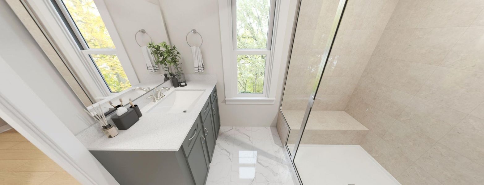 Representative furnished interior of a home built from the The Garner by New Home Inc. in Gardner Farms, Willow Spring (Image 18). Representative furnished interior of a home built from the The Garner by New Home Inc. in Gardner Farms, Willow Spring (Image 18).