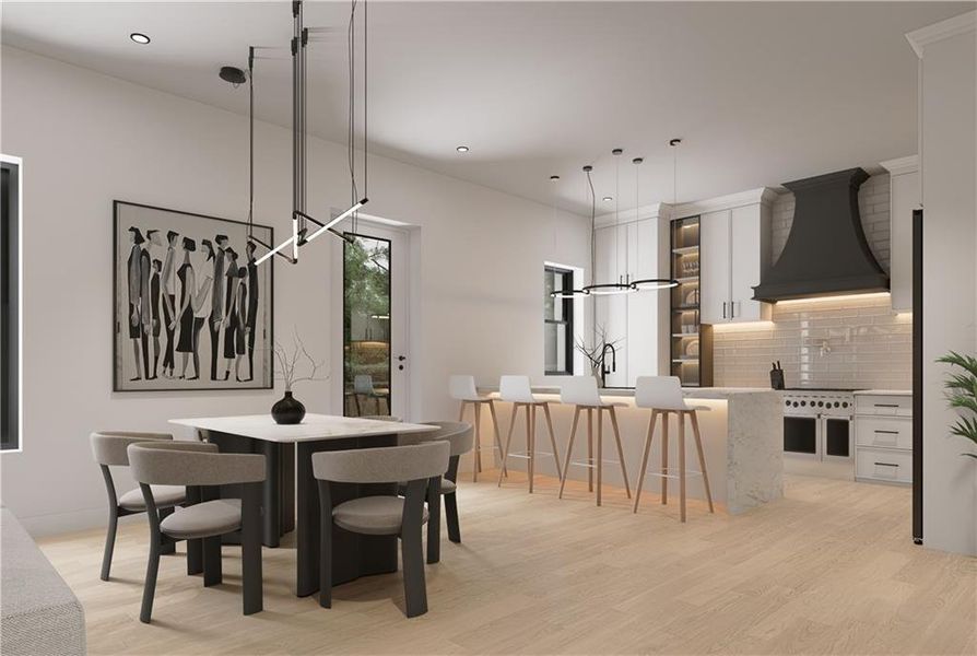 Furnished interior view inside a new home in , Sugar Hill (Image 19).