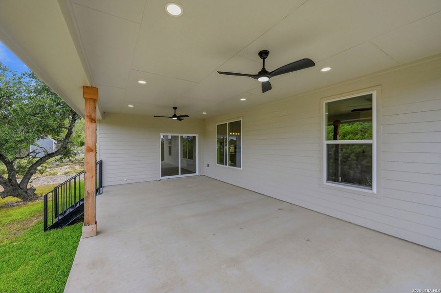 Exterior details and patio area of a home in , Canyon Lake (Image 18).