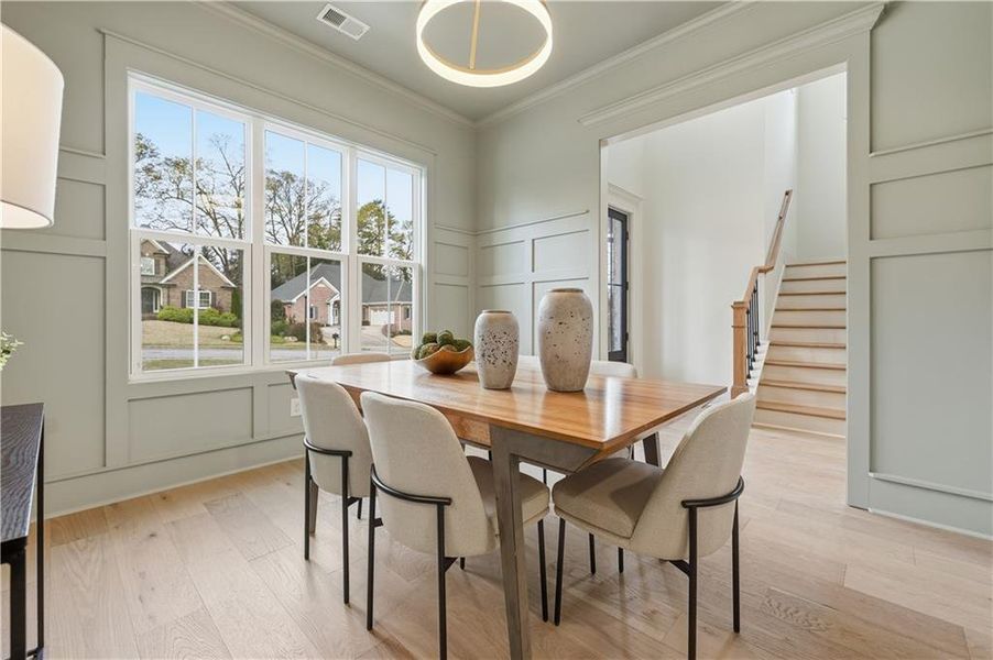 Furnished interior view inside a new home in , Gainesville (Image 12). Furnished interior view inside a new home in , Gainesville (Image 12).