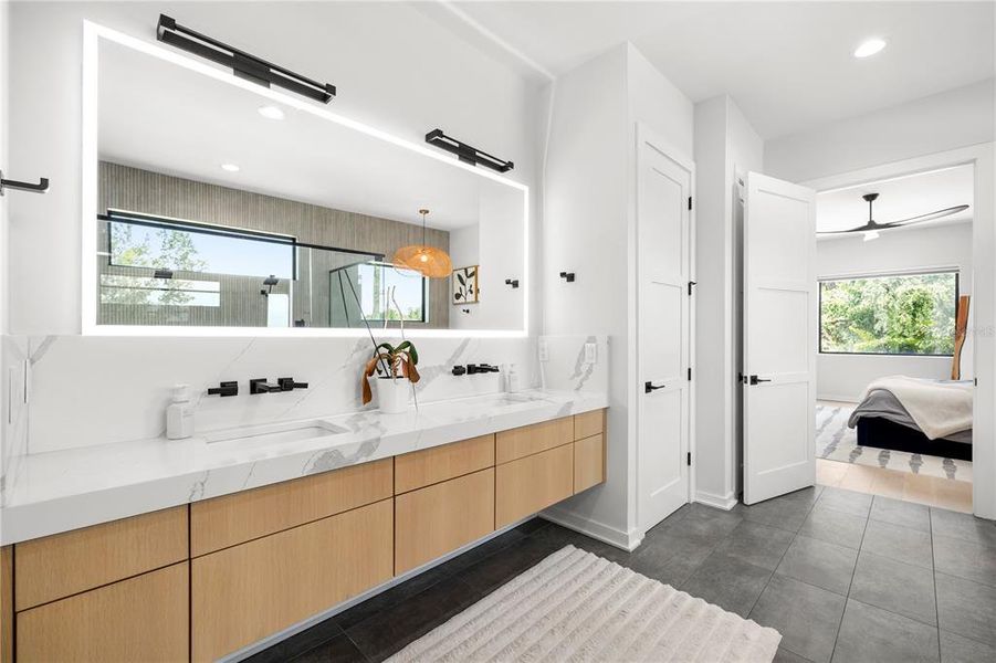 Furnished interior view inside a new home in , Tampa (Image 17).