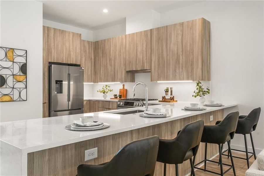 Furnished interior view inside a new home in Freedom Townhomes, Atlanta (Image 30).