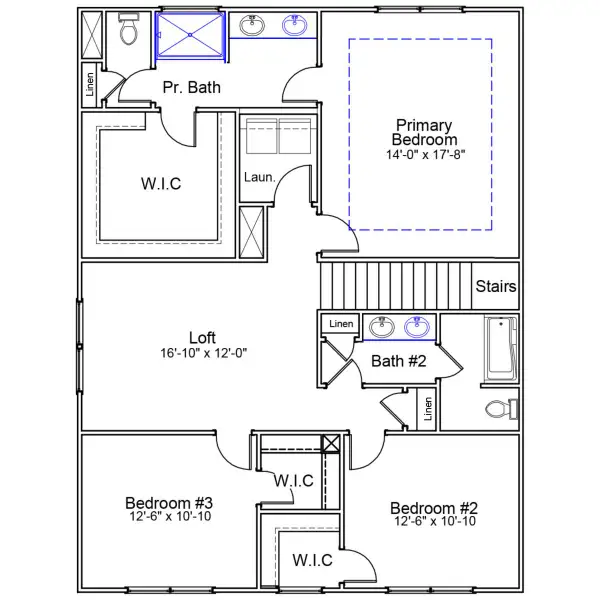 2D floor plan layout of this home in Winston Ridge, Youngsville, NC (Image 3). 2D floor plan layout of this home in Winston Ridge, Youngsville, NC (Image 3).
