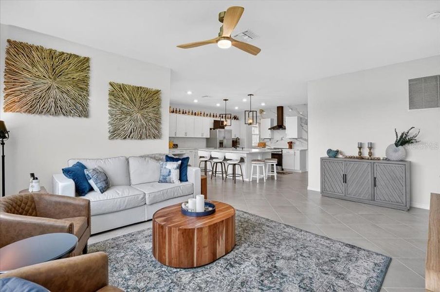 Furnished interior view inside a new home in , Venice (Image 18). Furnished interior view inside a new home in , Venice (Image 18).
