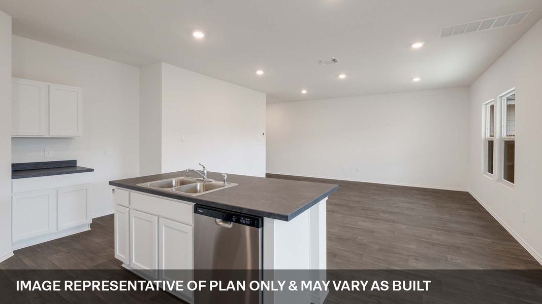 Furnished interior view inside a new home in Wayside, Uhland (Image 5).
