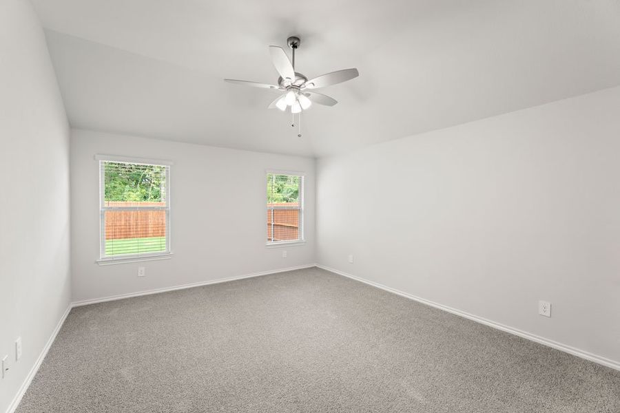 Representative exterior photo of a completed home built from the Boston by Impression Homes in Keeneland, Aubrey, TX (Image 13).