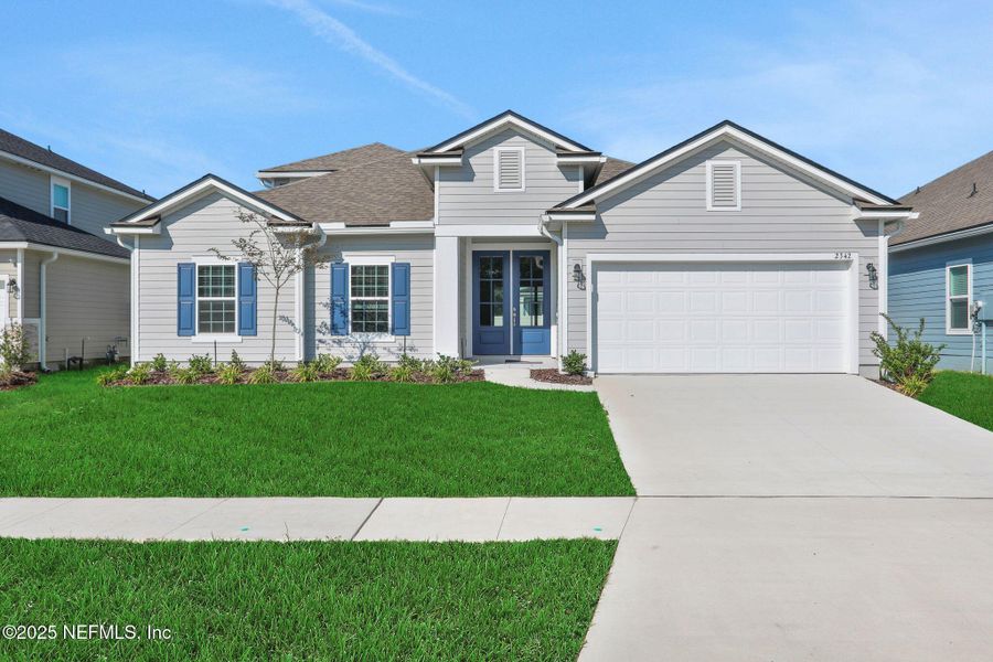 Exterior details and patio area of a home in Jennings Farm, Middleburg (Image 2). Exterior details and patio area of a home in Jennings Farm, Middleburg (Image 2).