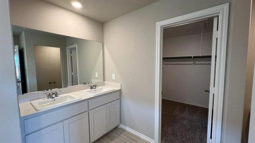 Furnished interior view inside a new home in Rosewood at Beltmill, Fort Worth (Image 8).