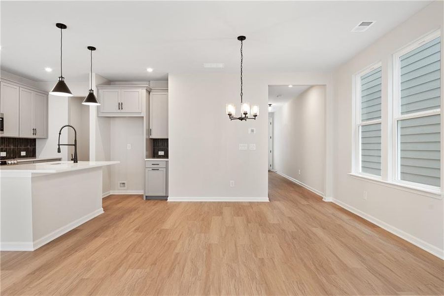 Spacious, unfurnished interior of a new home in The Village at Shallowford, Kennesaw (Image 16). Spacious, unfurnished interior of a new home in The Village at Shallowford, Kennesaw (Image 16).