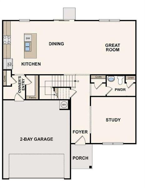 2D floor plan layout of this home in Ashley Falls, Douglasville, GA (Image 3). 2D floor plan layout of this home in Ashley Falls, Douglasville, GA (Image 3).