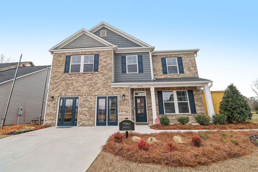 Representative exterior photo of a completed home built from the Bradley II by Great Southern Homes in Sedona, Greenville, SC (Image 46).