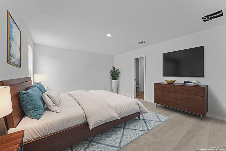 Furnished interior view inside a new home in Lodi Grove, Floresville (Image 7). Furnished interior view inside a new home in Lodi Grove, Floresville (Image 7).