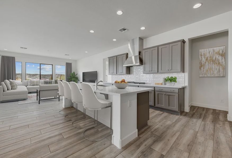 Virtually Staged Kitchen - 12 of 44