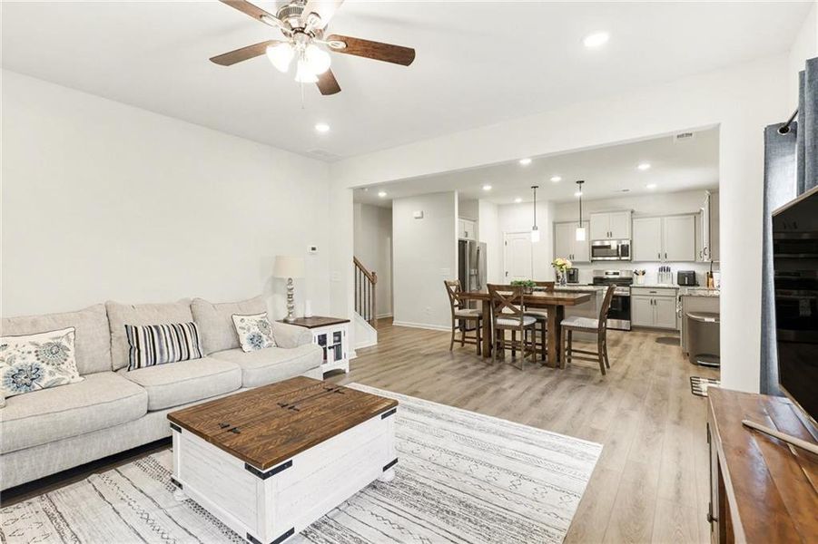 Furnished interior view inside a new home in Morgan Landing, Carrollton (Image 12).
