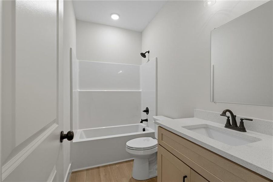 Furnished interior view inside a new home in , Toccoa (Image 10).