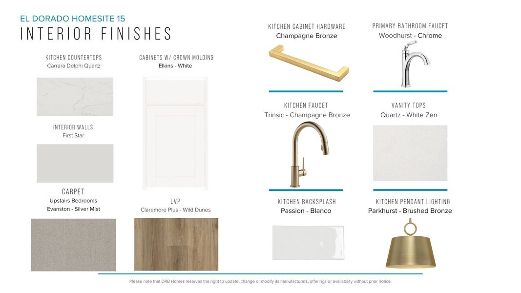 Furnished interior view inside a new home in El Dorado, Spartanburg (Image 15).