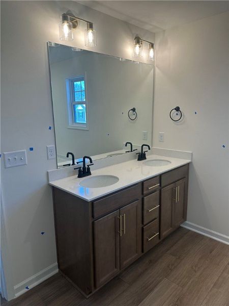 Furnished interior view inside a new home in Brownstone Park, Easley (Image 4).