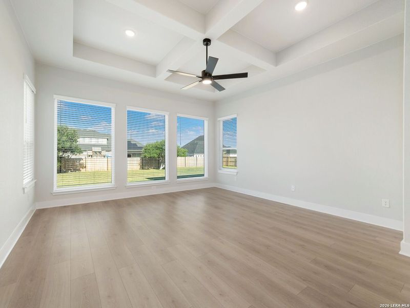 Spacious, unfurnished interior of a new home in Potranco Oaks 100's, Castroville (Image 23). Spacious, unfurnished interior of a new home in Potranco Oaks 100's, Castroville (Image 23).