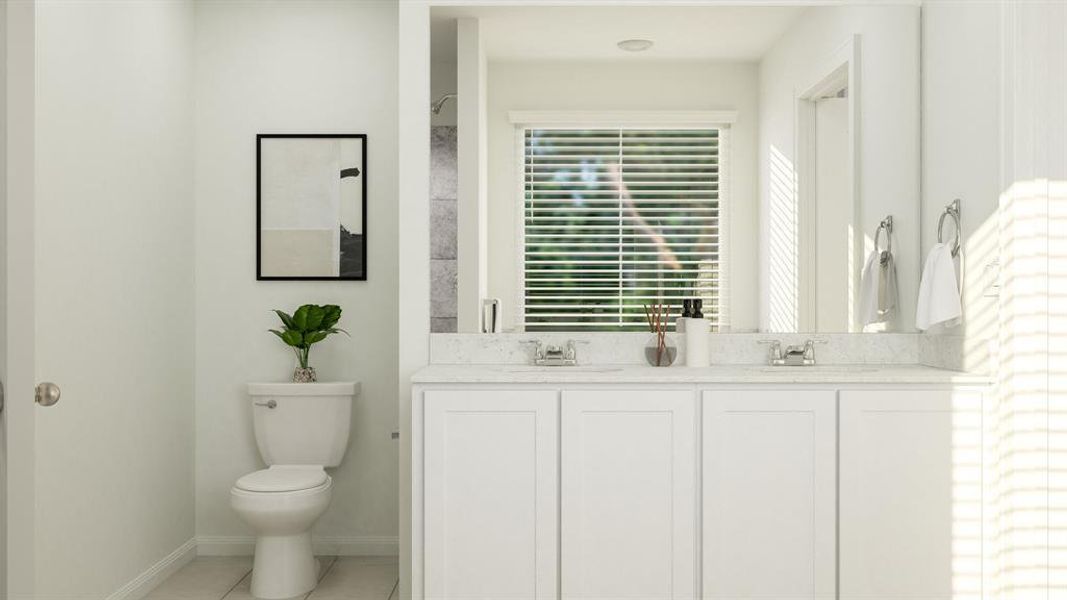 Furnished interior view inside a new home in Plum Creek North, Kyle (Image 6).